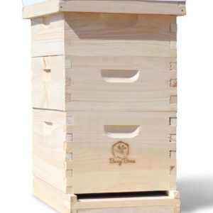 Unassembled DEEP 10 Frame Honey Super Langstroth Beehive Box Commercial Pine