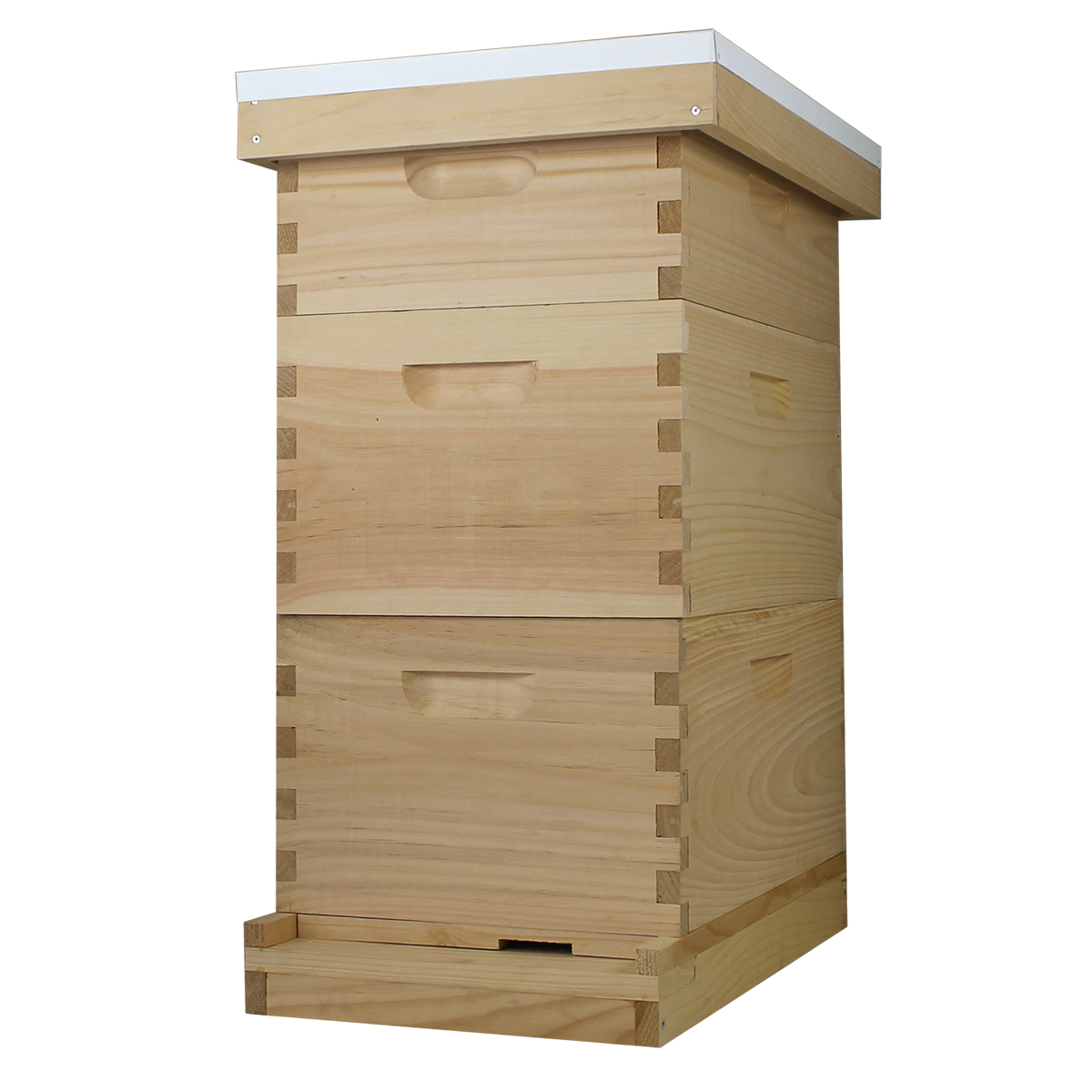 Busy Bees 'N' More Amish Made 8 Frame Beehive With 2 Deep Bee Boxes & 1 Medium Bee Box